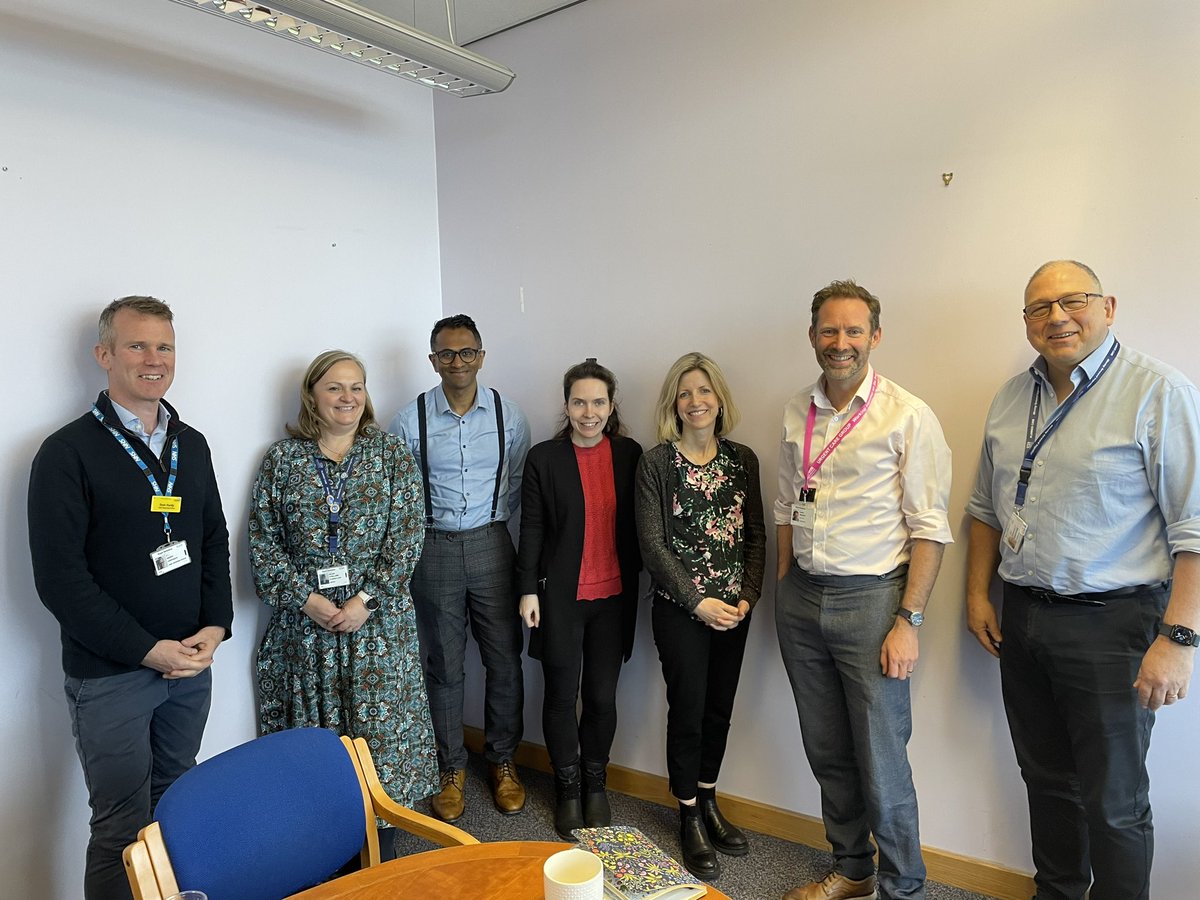 Great to welcome @swoolnough @SivaAnandaciva and Saoirse Mallorie from @TheKingsFund to @RBNHSFT today to visit teams and share ideas on acute care and system working. @CEO_RBFT @domjhardy @ktpt1507 @HLC21
