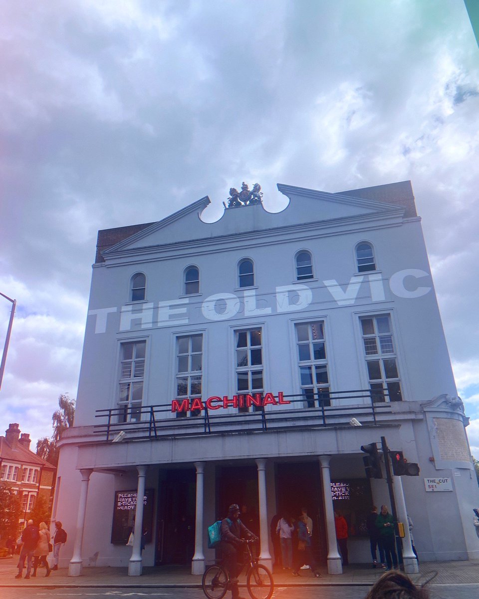 MACHINAL, an astounding piece of theatre, at The Old Vic this weekend. Rosie Sheehy is incredible as Ruth Snyder, a woman pushed to the edge. Despite being written 1928, by Sophie Treadwell, it felt strangely modern. Tragic and brilliant.