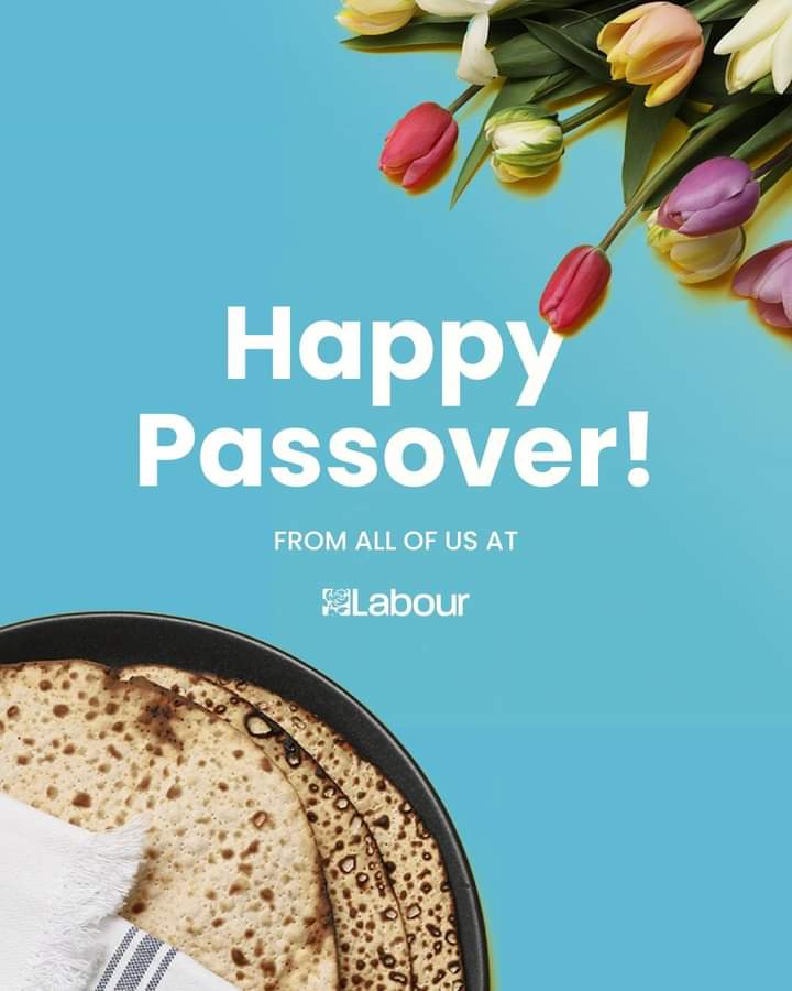 I wish all my Jewish friends and family here in the UK and around the world a Passover filled with joy and happiness 😊 Chag Pesach Sameach.