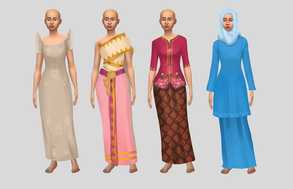 I am happy that we have SEA-inspired world, Tomarang in For Rent but there is only one that still feel missing is Southeast Asia traditional costumes that we need to represent who we are. I want @TheSims to add new SEA-inspired costumes into the SDX drop in the future like those.