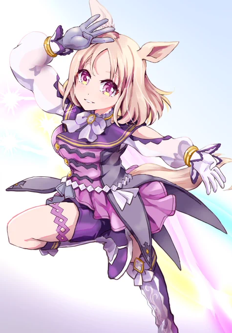 #私はこういう絵師です見た絵師全員参加 ②ウマ娘編 ノーブルな世界で勝負にアツいものも大好きなのでハマり、今に至ります 芦毛、金髪、カワイイに激弱です 今年は懲りずにまだまだ増やせたらと思います