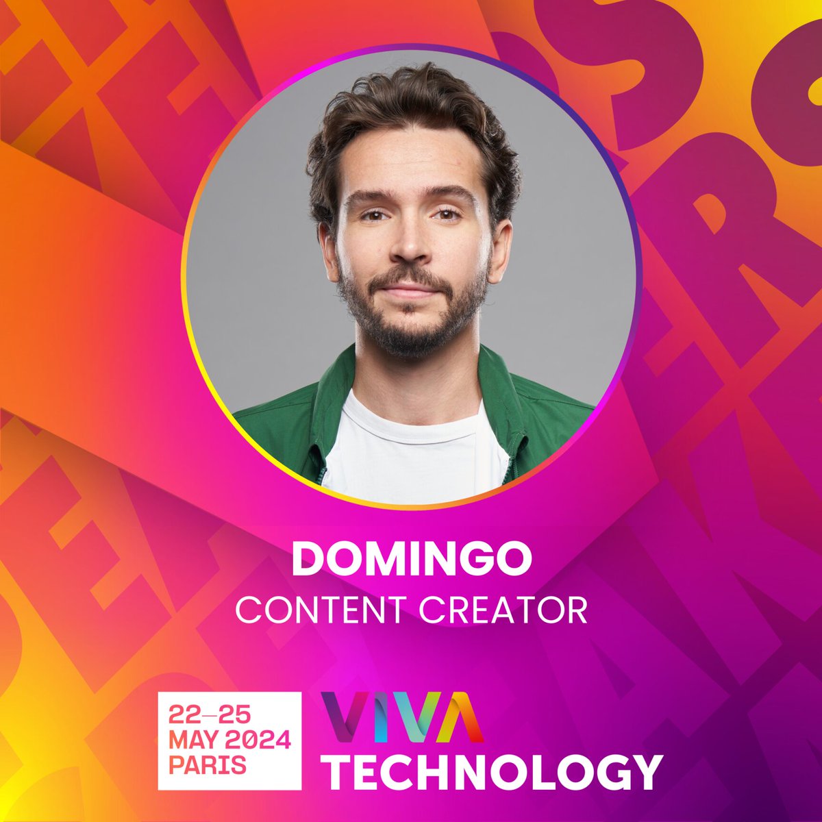 🎮 Big news: @Domingo joins our #VivaTech 2024 speaker lineup! With over a decade of experience on Twitch, Domingo has revolutionized the world of livestreaming and content. From gaming to entrepreneurship, he's done it all! Meet us on May 25 & level up your experience 🤩