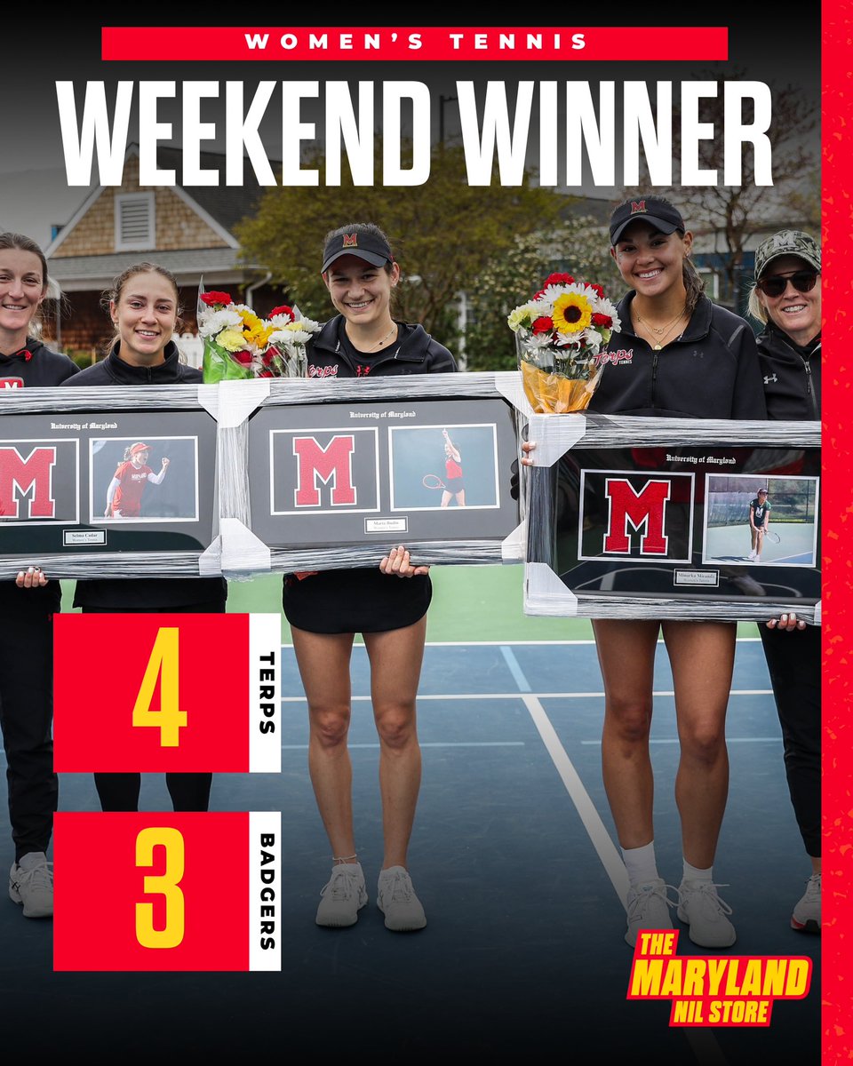 Shoutout to @TerpTennis! Nothing like a comeback win over a top 30 team on Senior Day!