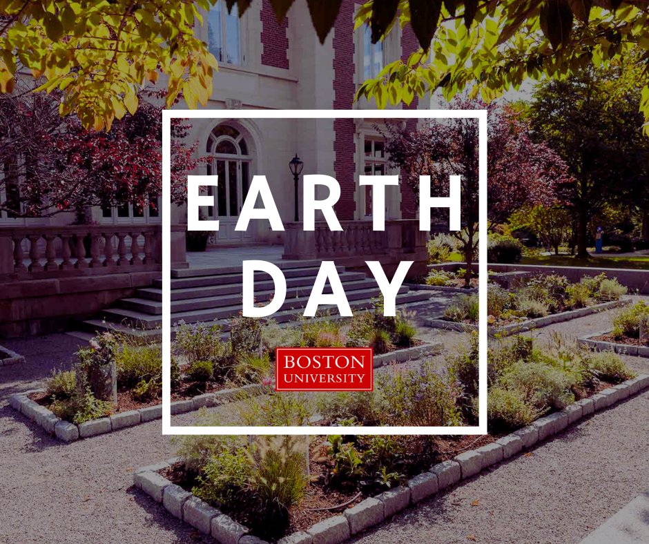 Happy #EarthDay2024, Terriers! Take a stroll around Boston and enjoy the spring weather. 🌎 ☀️ 👣