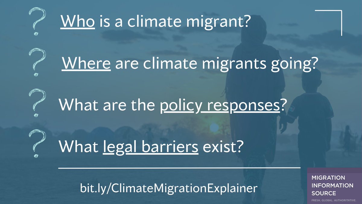 📣Calling everyone with Qs about climate change and migration! Check out our Climate Migration 101 explainer 👇 bit.ly/ClimateMigrati…