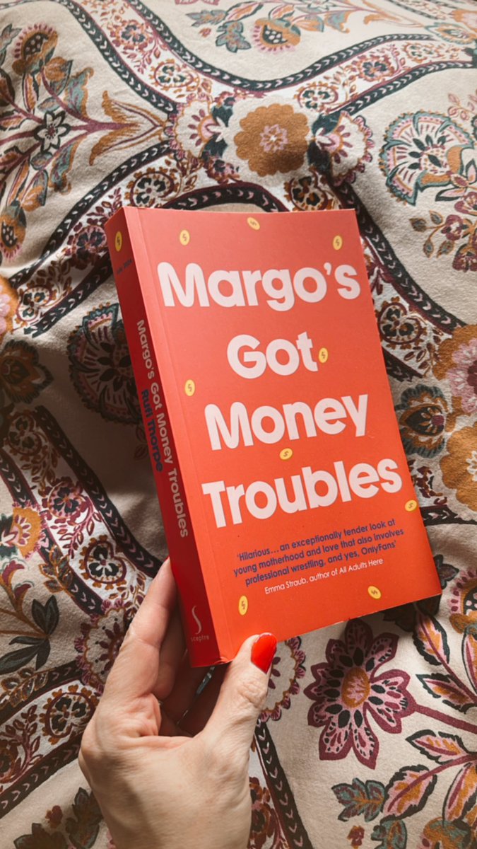 Thank you @SceptreBooks for sending me a copy of Margo’s Got Money Troubles. It’s out in July 📖