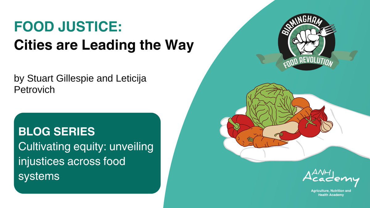 'Marginalised families are not being left behind, they are being actively held back, shackled by interlocking inequity.' ✍️🏾Dive into this blog by @StuartGillesp16 & Leticija Petrovic highlighting how cities are taking the lead in tackling #foodinjustice. anh-academy.org/community/blog…