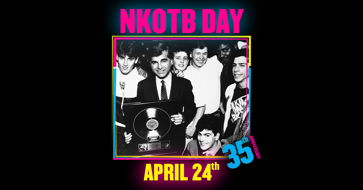 It's Official! @NKOTB Day was first declared on April 24 in 1989 & we are celebrating the 35th Anniversary w/ a special priced Magic Pack. Get 4 Magic Summer Tour tickets for just $89.00, plus fees starting this Wed. #nkotbday #nkotbmagicpack 🎟️: tix.ballarena.com/24NKOTBX
