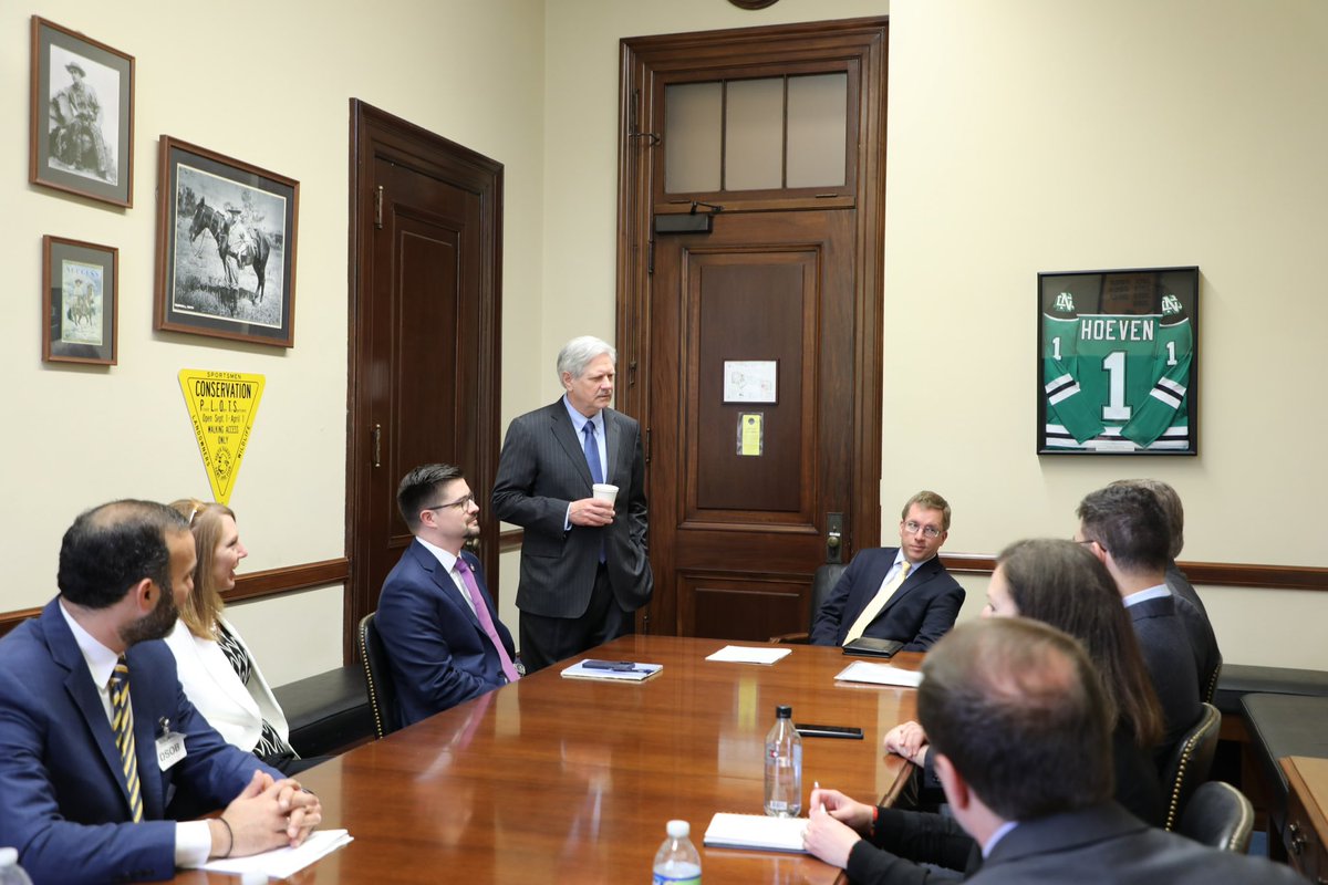 The Clean Hydrogen Future Coalition visited DC to go over ways to advance new technologies to create jobs & more energy in North Dakota & the country.