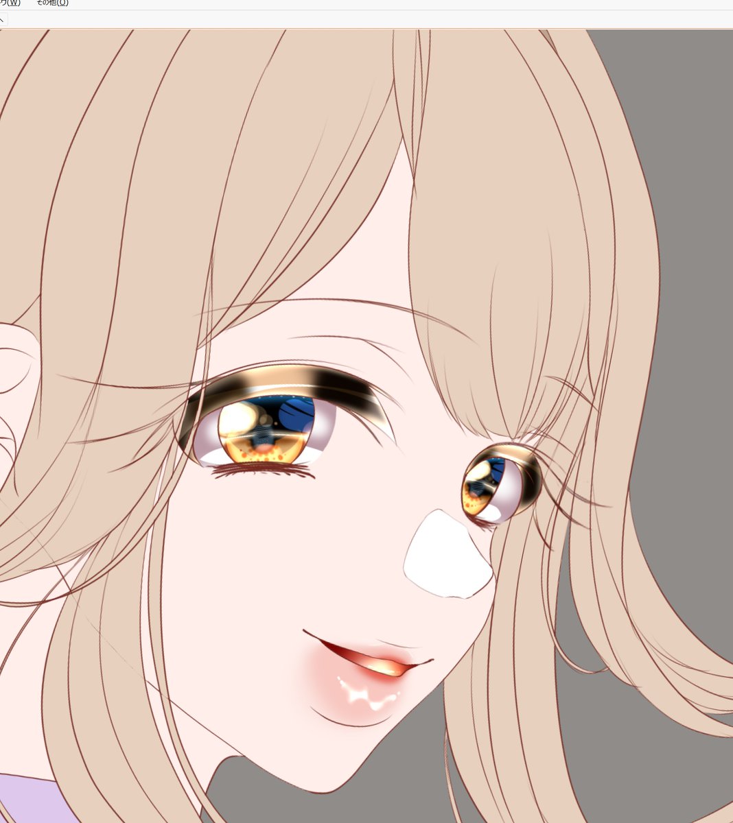 今日は顔を仕上げるだけで体力尽きました
仕事忙しくても少しだけでも進捗進めていけばいずれ終るから😌
明日も早いので寝ますー 今宵も素敵な夜を🌃🌛💤 