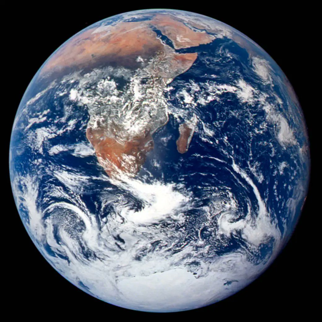 'this fragile earth, our island home' -- BCP 1979 #Earth from #Space Image by #Apollo17 taken Dec 7, 1972 #NASA #astronaut #photograph AS17-148-22727 #bluemarble (public domain) #EarthDay #astronomy #spacetechnology #histsci