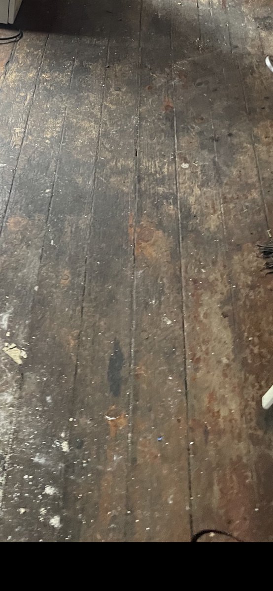 ValueAddGuy's tweet image. One of the hardest things for me about renovating older buildings

Refinish the beat up and uneven hardwood floors, or lay over them?