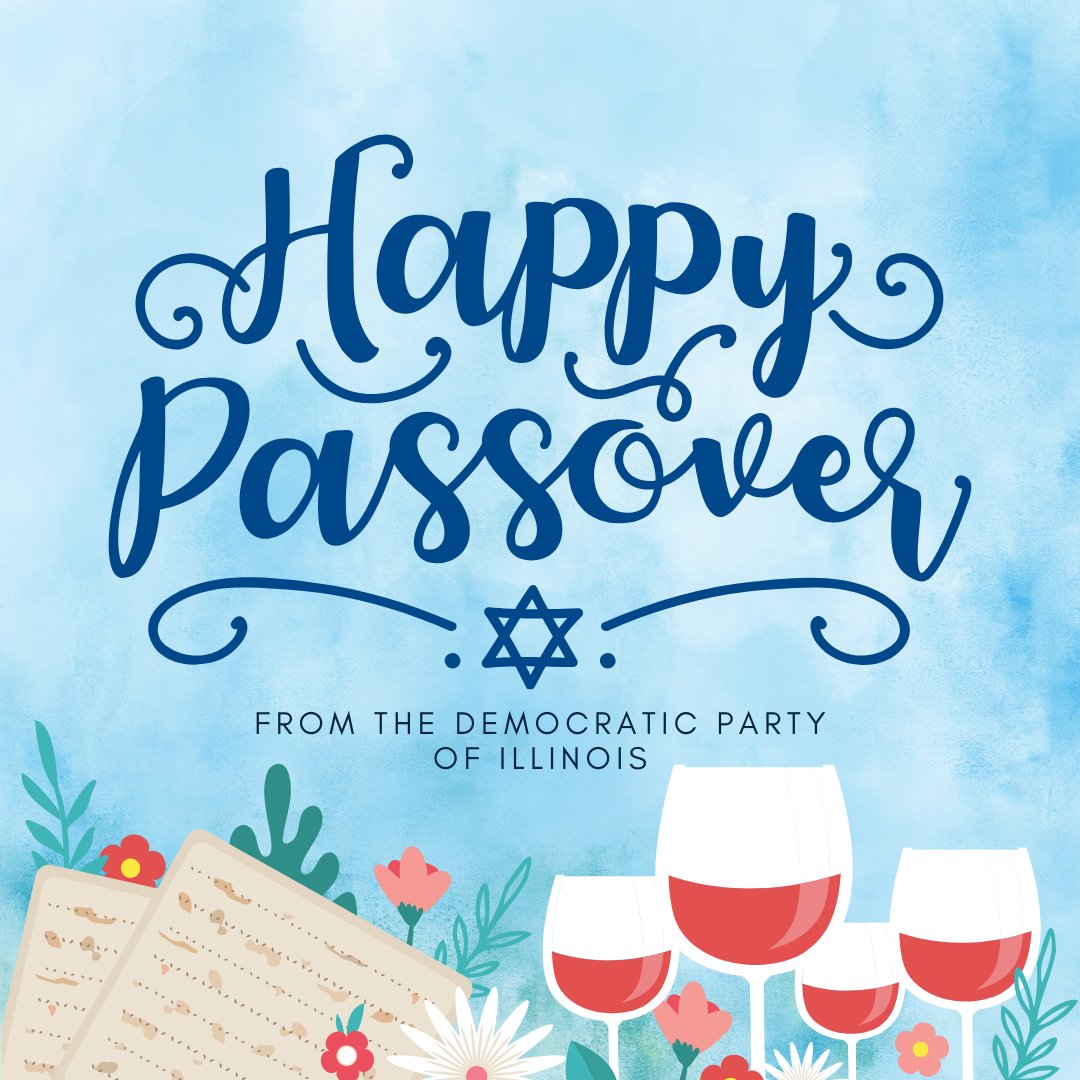 This year, as we reflect on the story of #Passover, we’re holding onto the spirit of resilient hope, freedom, and overcoming injustice together. To our Illinois Jewish communities beginning to observe tonight—Chag Sameach!