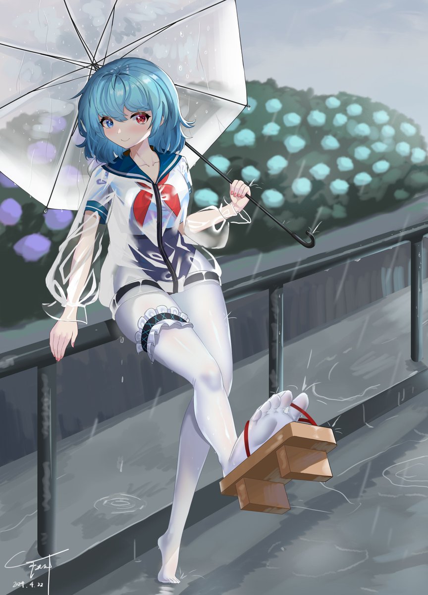 #東方Project  雨中小傘