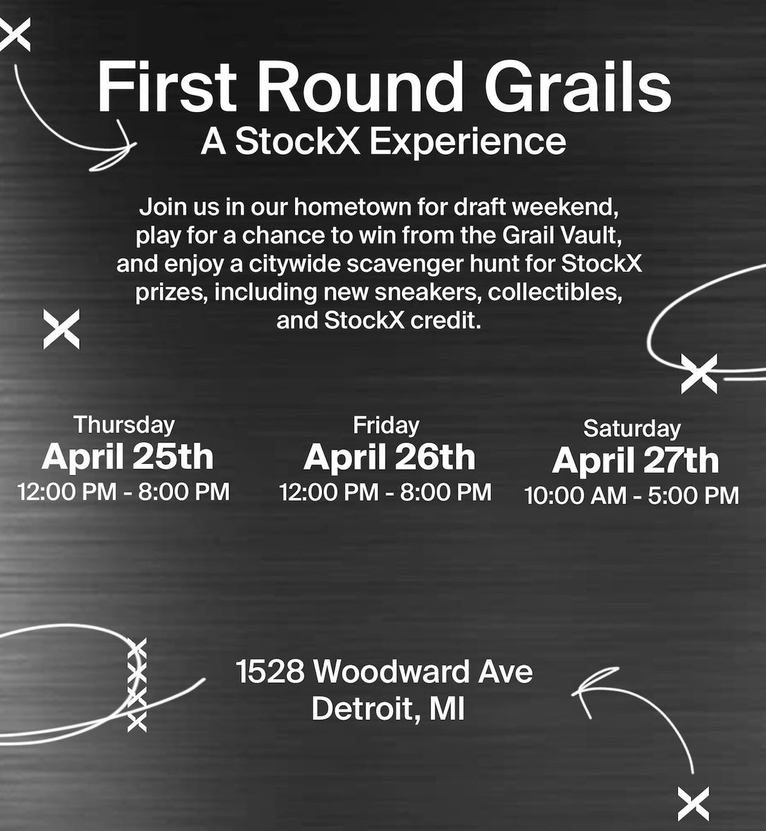 See you soon, Detroit 🏈 1528 Woodward Ave April 25-27 bit.ly/447hOPv