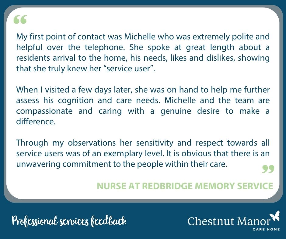 ⭐ Our teams are always grateful for feedback from all visitors, especially our esteemed colleagues within the industry. We are truly thankful for your support and encouragement. ⭐ #Westgatehealthcare #chestnutmanorcarehome #wanstead #professionalfeedback #redbridge