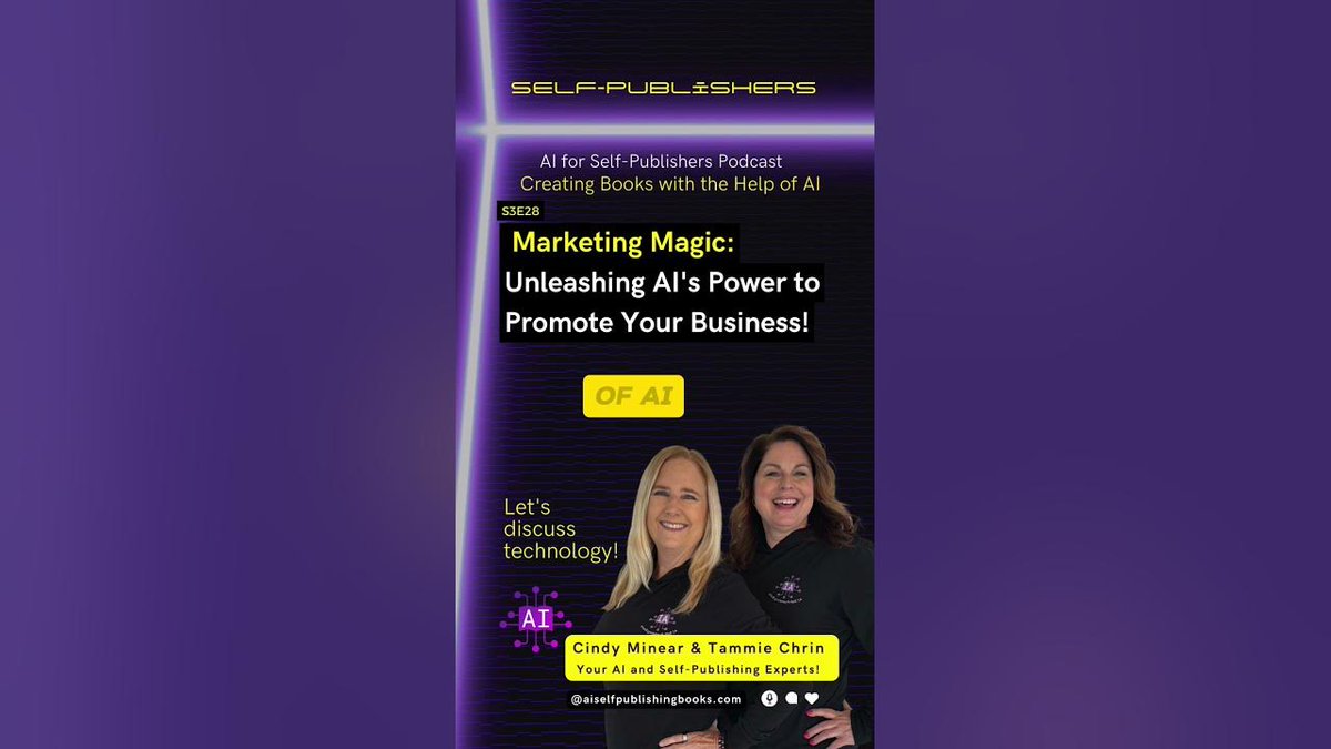 Check out our latest video!  Self-Publishers: Marketing Magic: Unleashing AI's Power to Promote Your Business! #lowcontentbooks #aududubookcreator #abookcreator #puzzletools #puzzlebookai #puzzlecreator  i.mtr.cool/csfwiosxpt