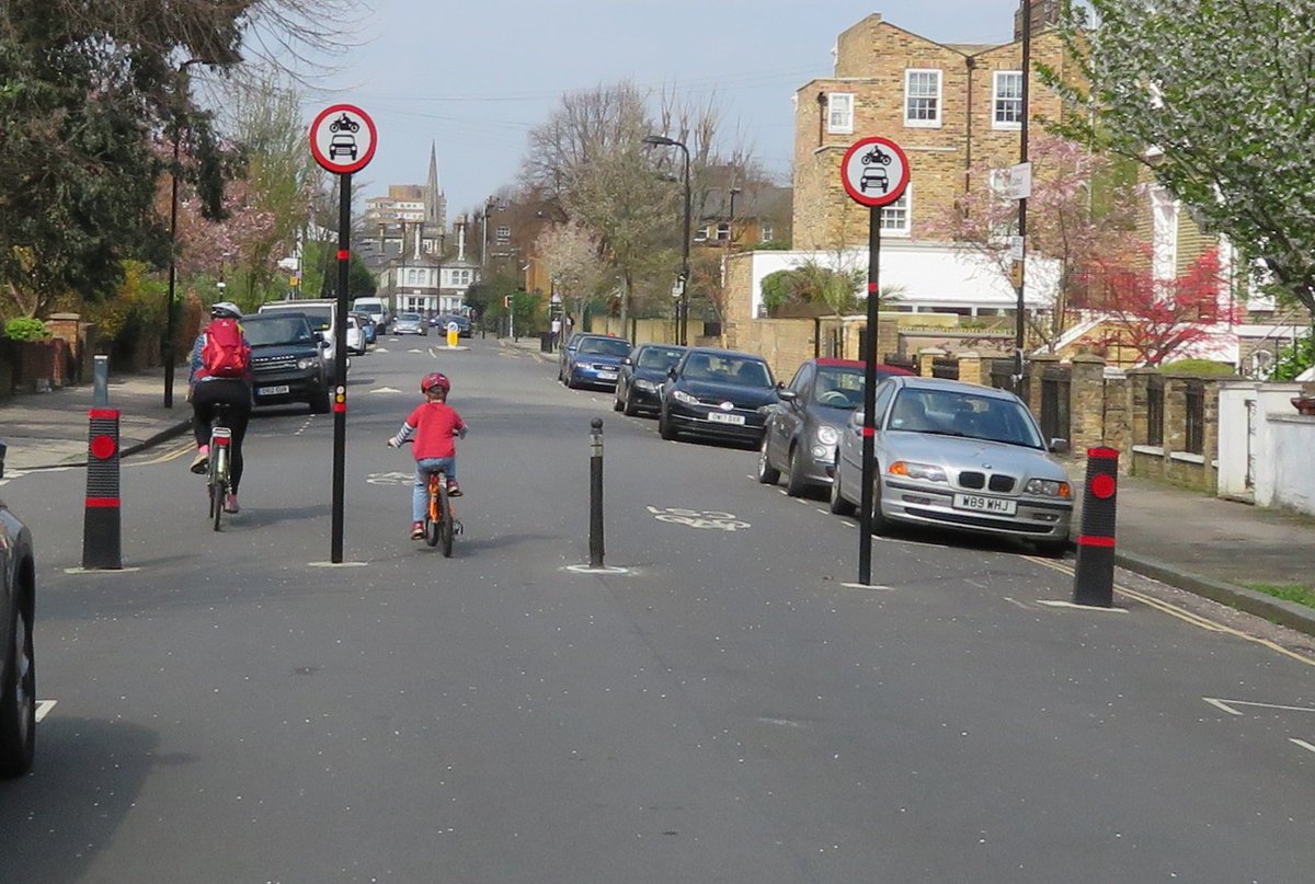 'every family' 50% of households in London have no access to a car. More cycle lanes and low traffic neighbourhoods are what families needs.