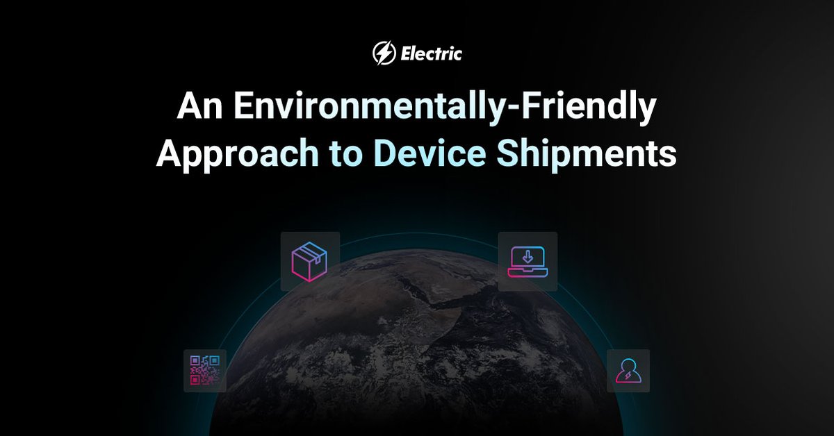 Celebrate Earth Day with us! Discover how Electric's eco-friendly QR code shipment program is revolutionizing device shipping. Ready to go green? Read our blog now! 🌱🌍 ow.ly/y2nz50RkS1L #EarthDay #SustainableShipping #GoGreen