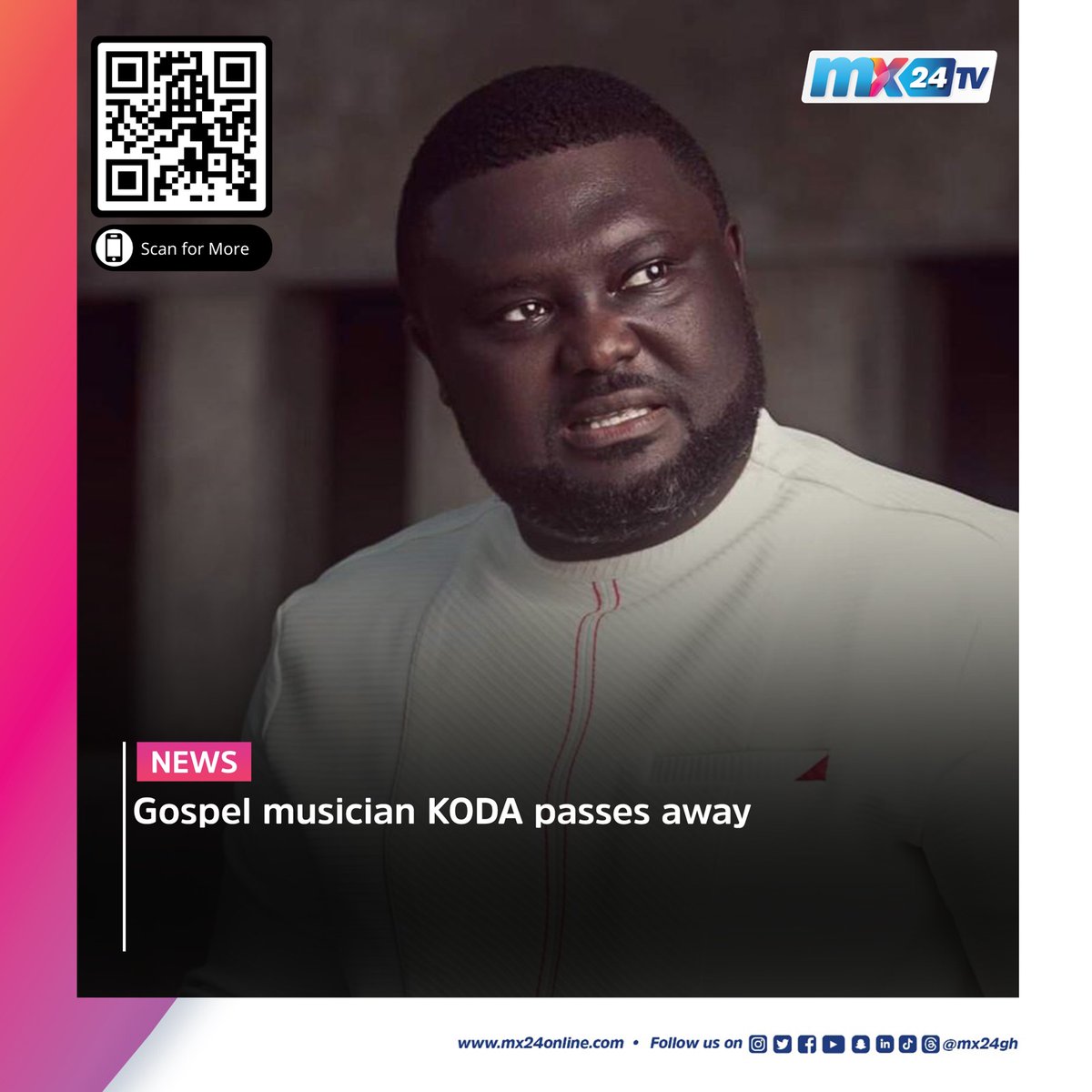 mx24gh's tweet photo. Here are today's biggest headlines. Scan the code to visit our website to read more.
#mx24gh #funfearlessfactual #mx24news #Cashew #IMF #TCDA #KODA #Trigmatic #Fiati #ITCOAW #Nestle #Sugar #Mauritius #Flooding #MUFC #CCFC #Coventry #FACup https://t.co/zuupTE8W88