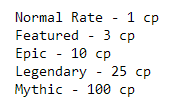 KarlYeah23's tweet photo. What if we reweighted the creator points with absurd number for each rank (example below)

Surely, this would make cp grinding even trendy now, but it encourages people to make better levels. What do you think? https://t.co/WuQ4J2hrFB
