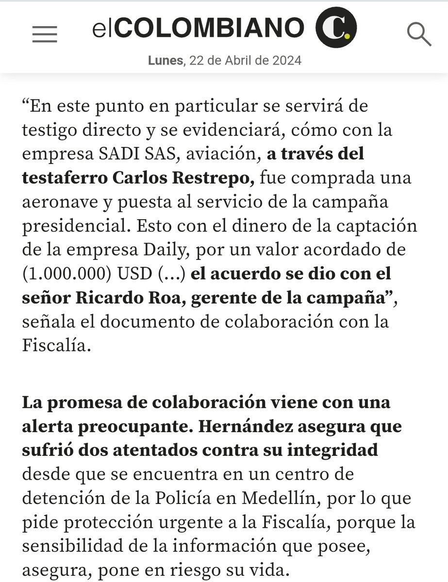 Pobre @ECOPETROL_SA todos los días un escándalo de su presidente.