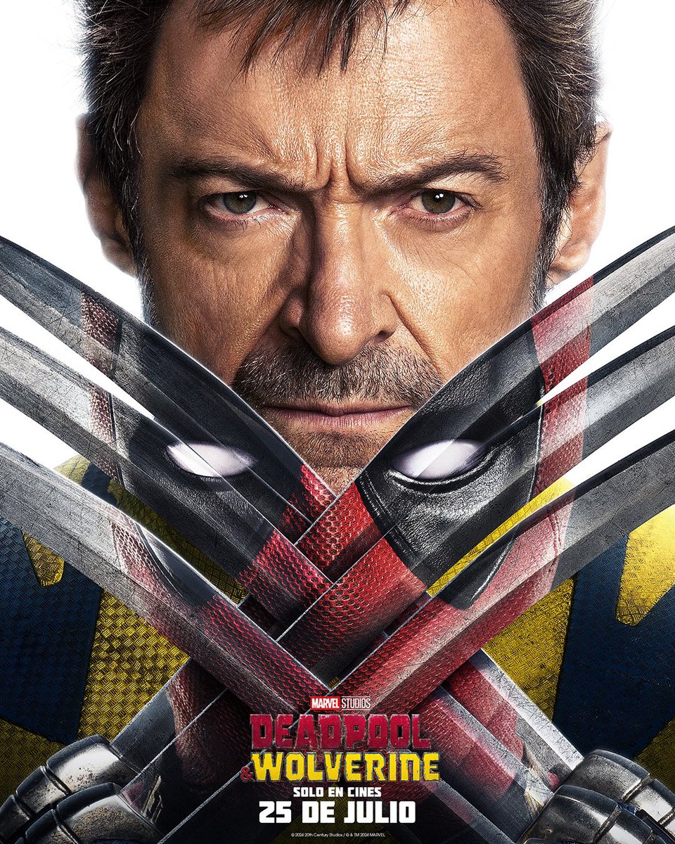 Cinemex's tweet photo. Wolverine no era un X-men, era ÉL X-MEN 💛 #DeadpoolAndWolverine llega a Cinemex este 25 de julio. https://t.co/3bY9n2Qf8u