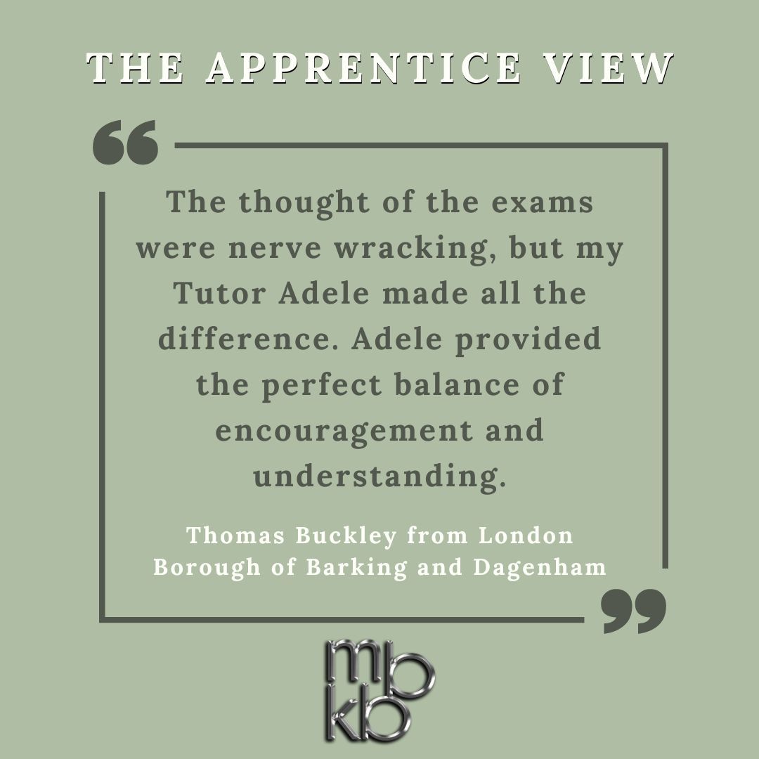 🎉 Introducing the latest addition to The Apprentice View! 🎉

Check out what Thomas Buckley had to say about his apprenticeship journey with us! buff.ly/3kJna0t 

#MBKB #MBKBTraining #OfstedOutstandingTrainingProvider #TrainingProvider #Apprenticeships #Apprentice 📚💡