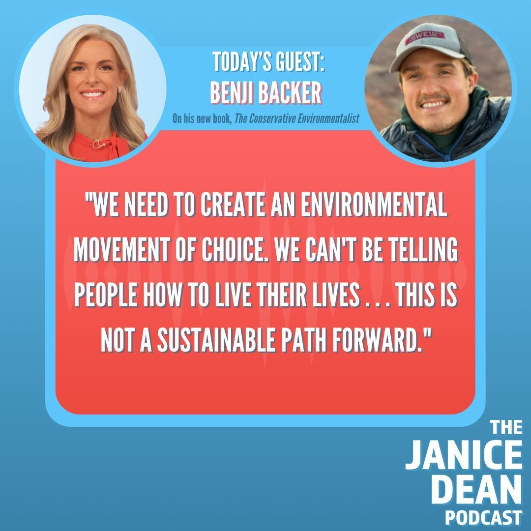 Is there a bipartisan path forward for building a better Earth? In celebration of #EarthDay, @JaniceDean is joined by @BenjiBacker for a conversation about his new book, 'The Conservative Environmentalist.' buff.ly/3Nyn1JA
