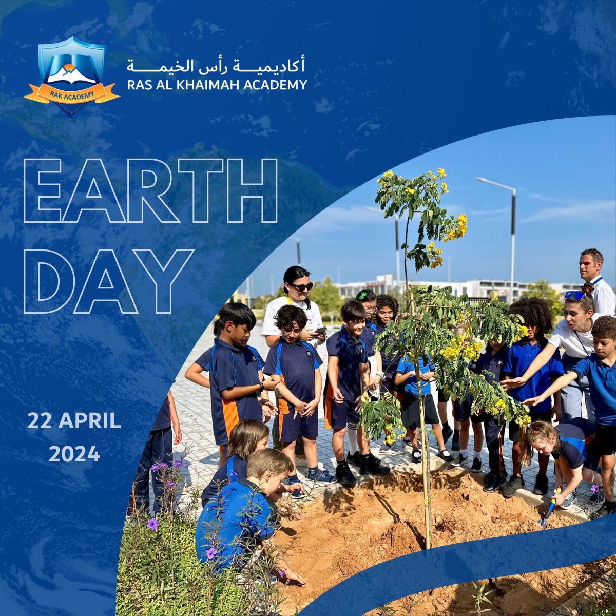 Happy Earth Day! 🌍 At RAK Academy, we're nurturing eco-conscious leaders! Teaching our students to care for our planet and make a positive impact every day 🌿 

#rakacademy #raka #rasalkhaimah  #parents #curriculum #EarthDay #Sustainability #GoGreen