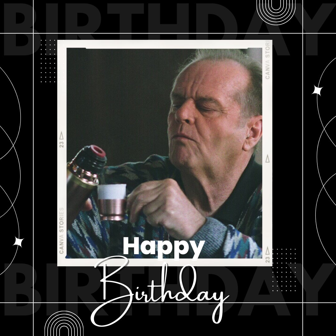It's the living legend Jack Nicholson's birthday!🎉