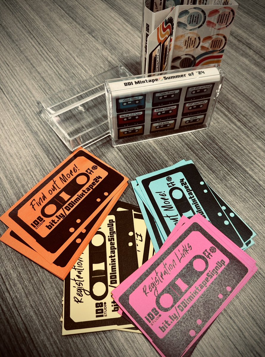 What’s on your mixtape? Respond with a gif of your favorite summer jam and repost for your very own DDI cassette tape flyer pack. Then, share all of our greatest hits with other #EdTech fans!