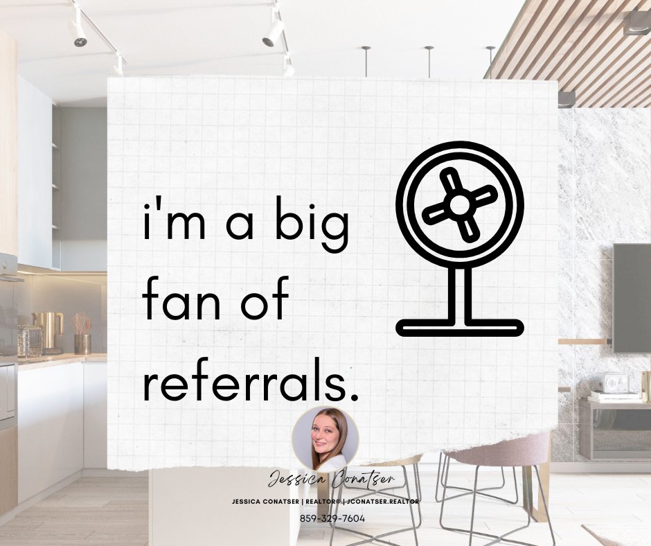 I'm a huge fan of referrals! They keep my business thriving year-round. Do you know anyone in search of real estate? Tag them below in the comments! Is it you?Contact me immediately to establish a well-structured strategic plan.

#realtor #referrals #whodoyouknow #strategicplans