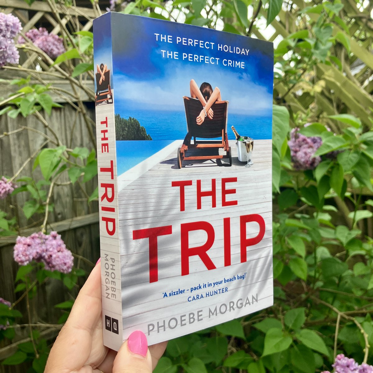 📚 Hot off the press! 📚 Just LOOK at this stunning finished copy of The Trip by @Phoebe_A_Morgan! This exhilarating and tense new thriller, set on four friends' holiday of a lifetime, is the perfect summer read and available to pre-order now: amzn.to/3HD7VP0