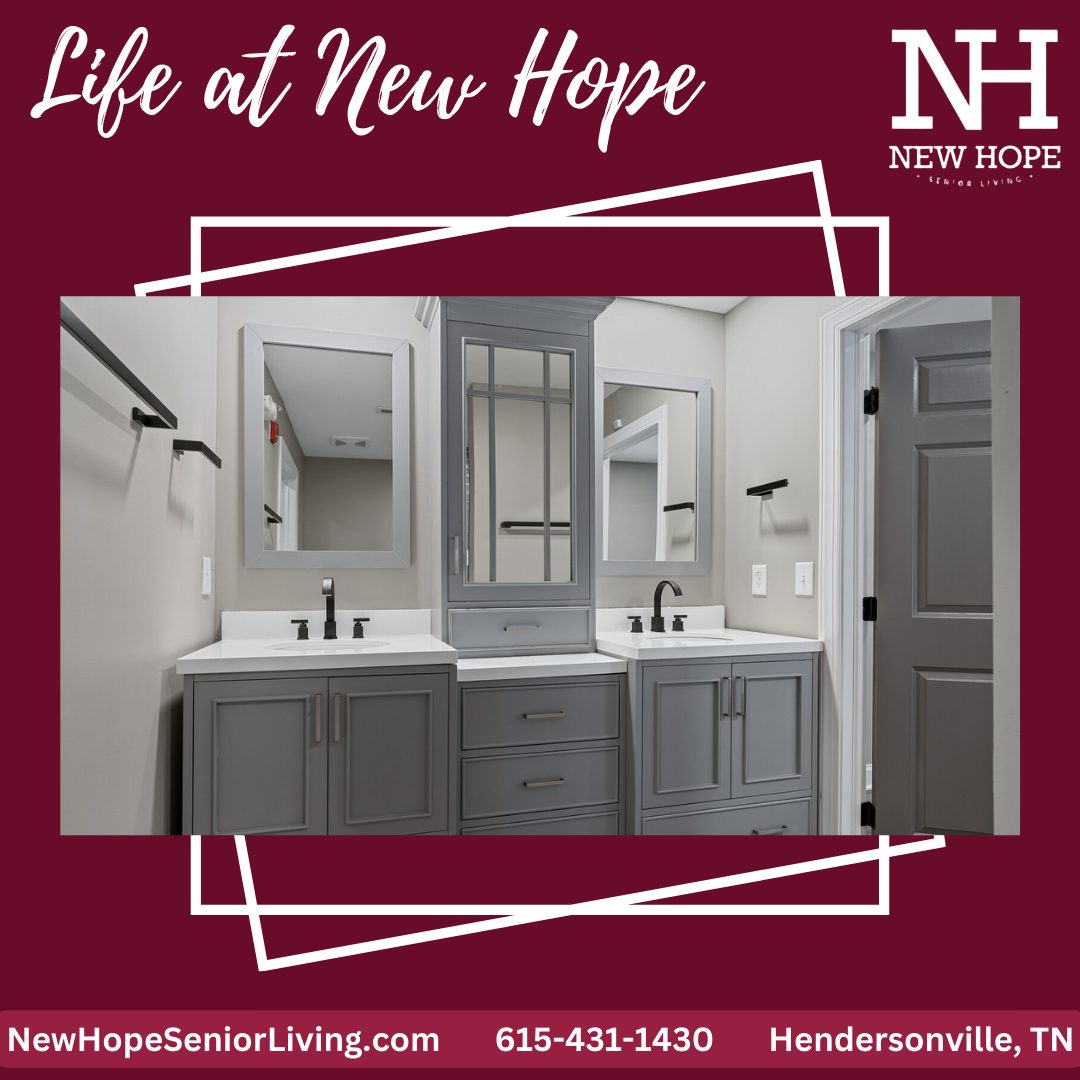 Step into tranquility at New Hope's chilling bathroom retreat. Your journey here promises a life filled with wonderful moments. 📷📷

#NewHopeLiving #SeniorHome #Home #SeniorHaven #ComfortableLiving #AssistedLivingAwayFromHome #NewHopeSeniorLiving #AssistedLiving #QualityofLife