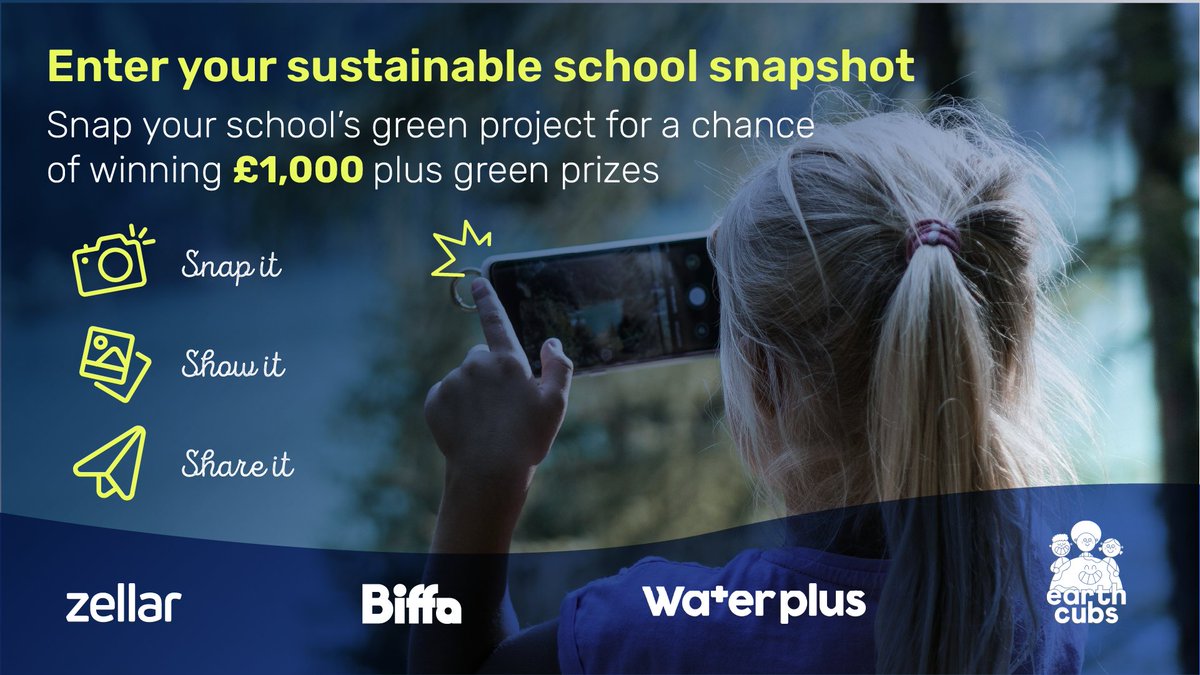 🌍 Happy Earth Day! 🌿 Is your school making a difference for our planet? Share your sustainabilty project for a chance to win £1,000 and amazing prizes. Entry details: zellar.com/greenschools @earthcubs @Biffa @WaterPlusUK @EarthDay #earthday2024 #earthday #earthday2024