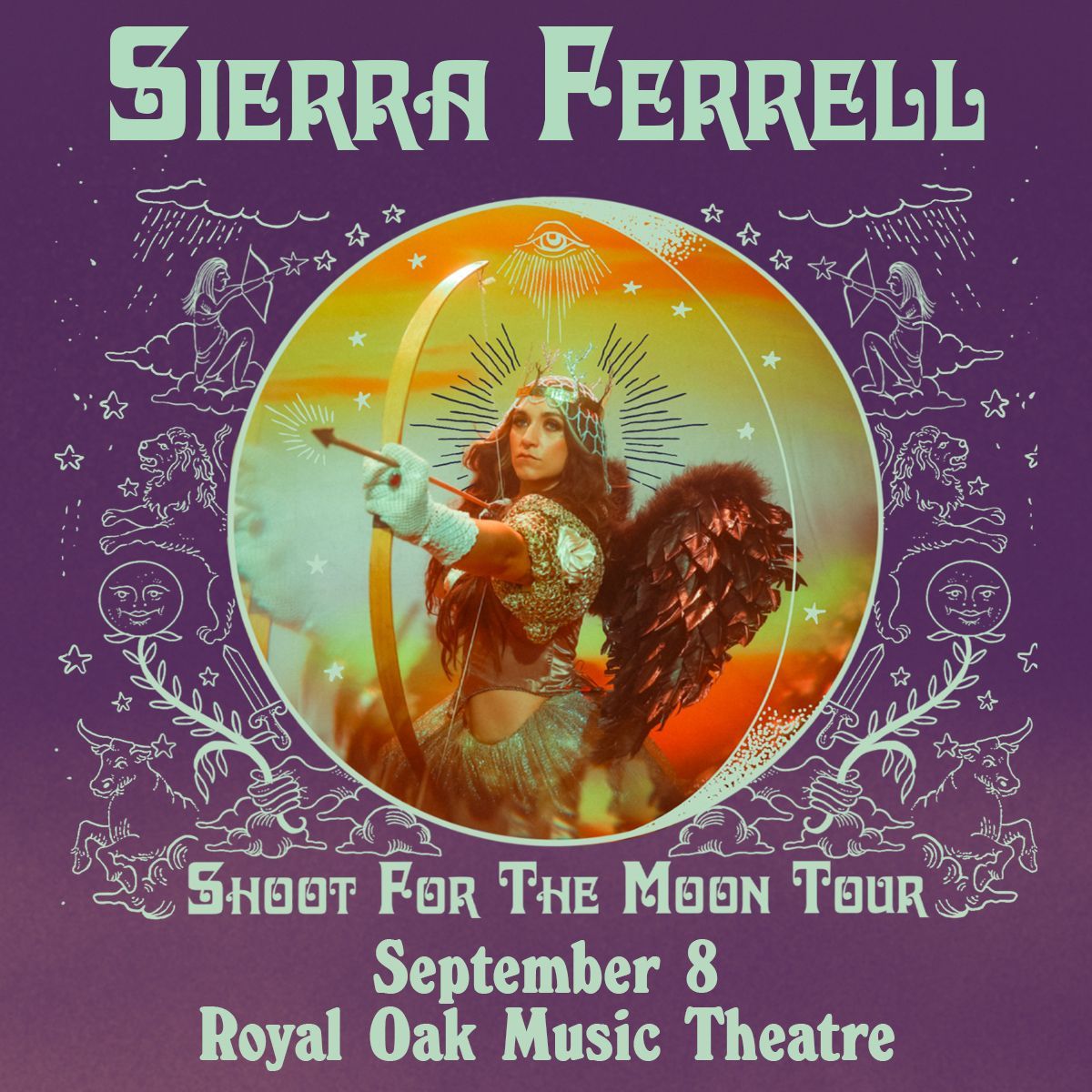 🏹 NEW SHOW 🪐 @SierraFerrell | 🗓 September 8 Venue Presale starts Thurs Code: FLOWER | 🎫: buff.ly/3W6odZl