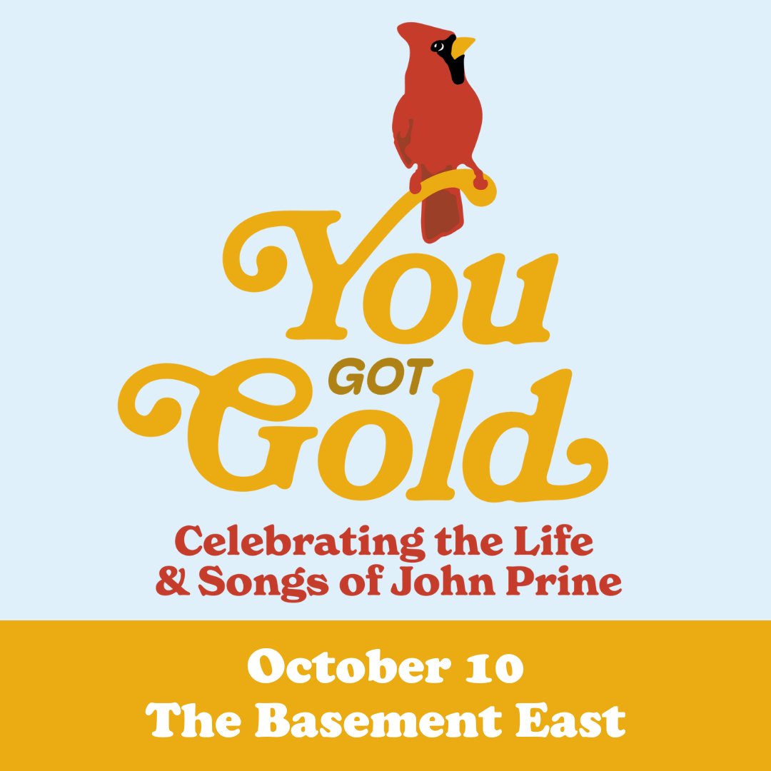 NEW SHOW! The Prine Family Presents: YOU GOT GOLD - Celebrating the Songs of John Prine on October 10th. We can't wait to have this special night back at The Beast! Tickets go on sale to the public this Friday at 10AM. bit.ly/3Q7kgPY