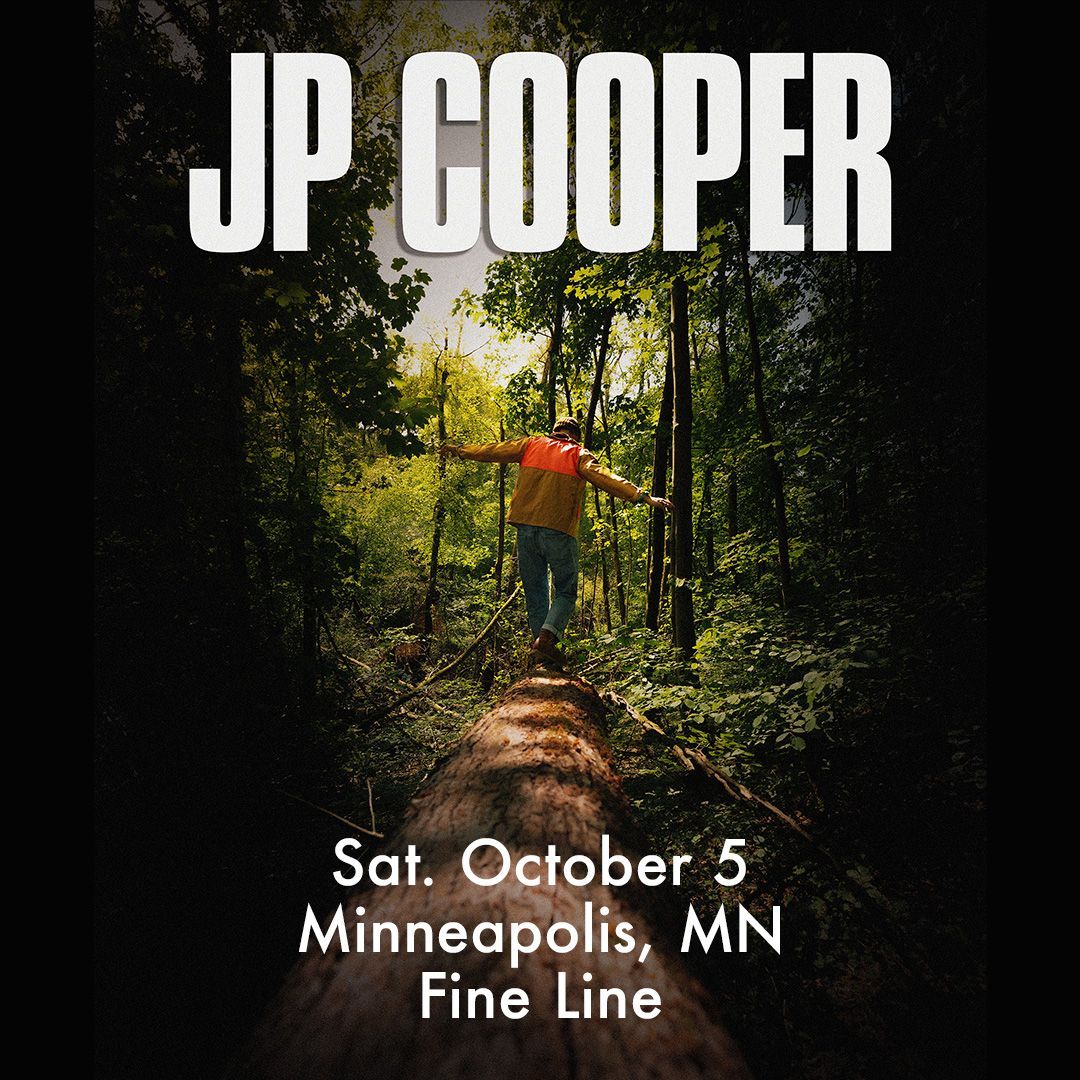 Just Announced: JP Cooper at the Fine Line on Saturday, October 5. On sale Friday → firstavenue.me/3UcuxM2