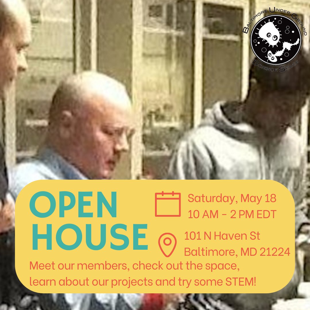 Happy #EarthDay! Join your local neighborhood lab for some science fun. Swipe to see our offerings! From intern presentations to DNA classes and our Open House, a lot is happening in the lab! tinyurl.com/22ufojhv ⚛️ #science #STEM #Baltimore #local #ScienceCommunication