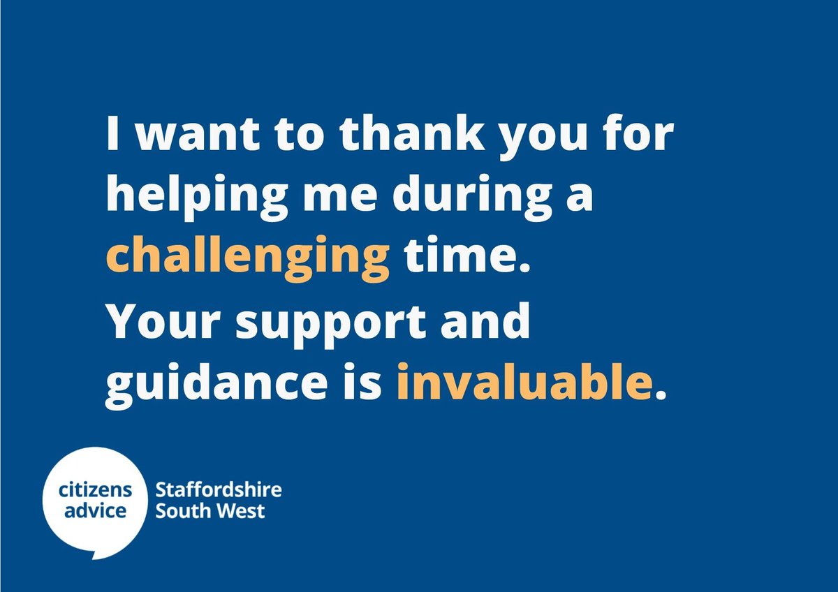 We always love sharing great feedback from the people we help. We are here for everyone, whoever they are, whatever their problem. #citizensadvice #charity #heretohelp