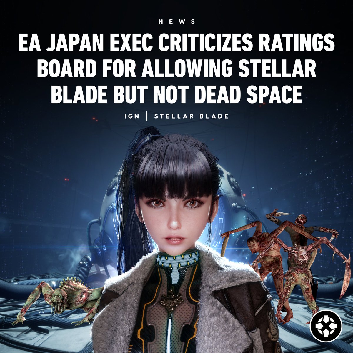 An executive of Electronic Arts Japan has criticised the Japanese video game ratings board for allowing upcoming action game Stellar Blade to be released uncensored while EA's own Dead Space was banned in the country. bit.ly/3JuilBC