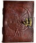 FAIRY MOON LEATHER BLANK BOOK W/ LATCH. Add a little magick to your treasured thoughts and records with this beautiful journal.  Get it now from TheMysticRaven.com!

themysticraven.com/products/view/… 

#pagansupplies #witchcraft #witchcraftsupplies #witchesofinstagram #magick #wicca