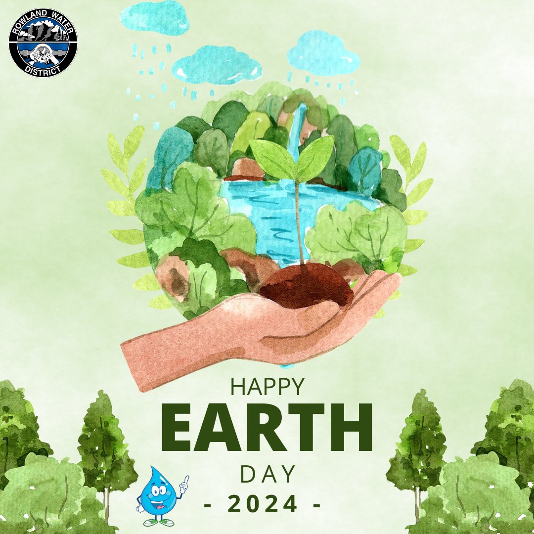 🌍 Happy Earth Day! Small changes can make a big impact - recycle, reduce waste, plant trees, & save energy. Together, we can make a positive difference for future generations. #RWD encourages our customers to use reusable bottles & fill them with our reliable #tapwater.