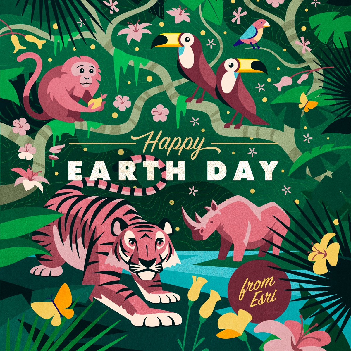 Happy Earth Day! 🌎 Let's celebrate the beauty of our planet and commit to protecting it for future generations. How are you using GIS to make a positive impact on Mother Earth today and every day? 💚 #EarthDay