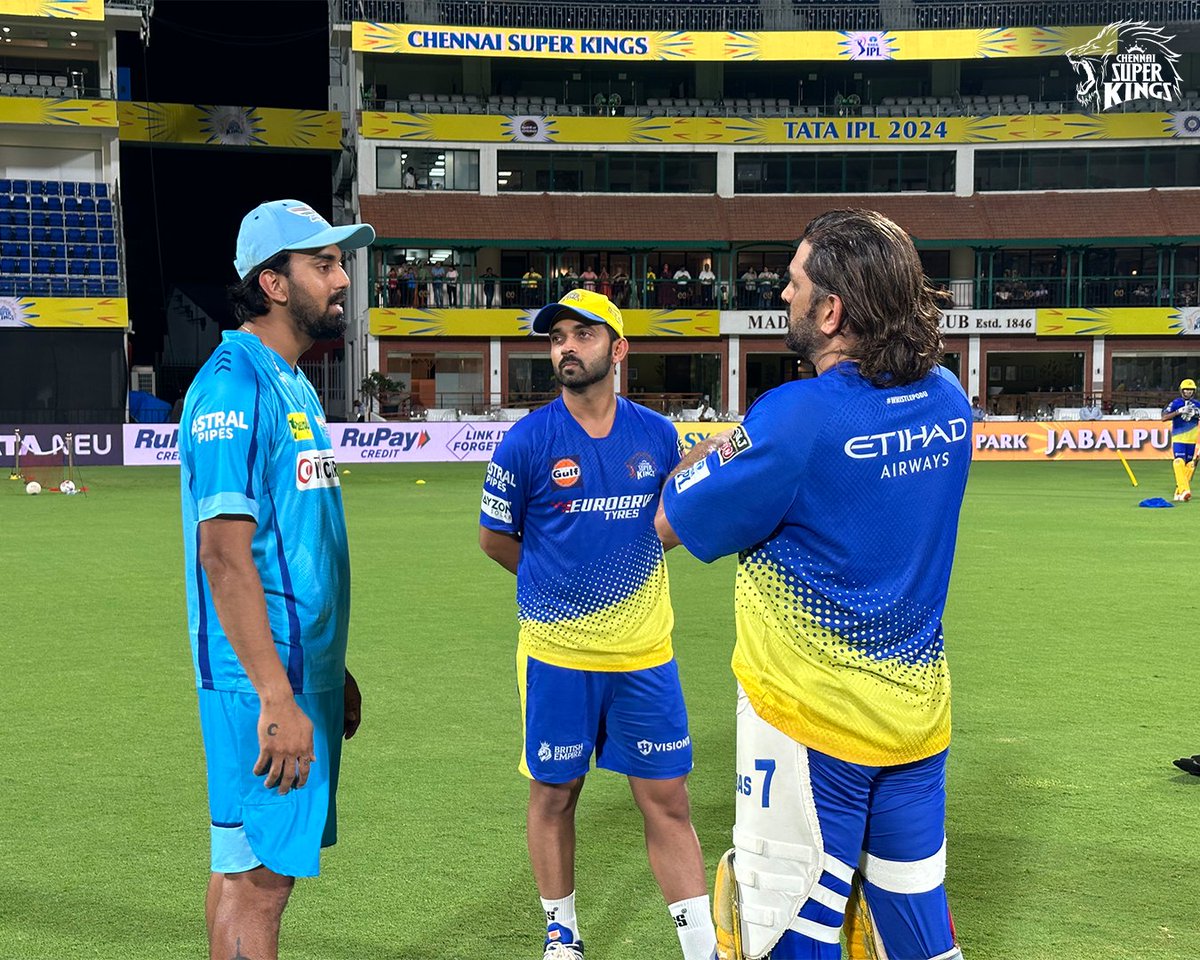 ChennaiIPL's tweet photo. The calmest pic you'll ever see! 😇

#WhistlePodu #Yellove🦁💛

@klrahul @ajinkyarahane88 @msdhoni https://t.co/PQIVCVXgut