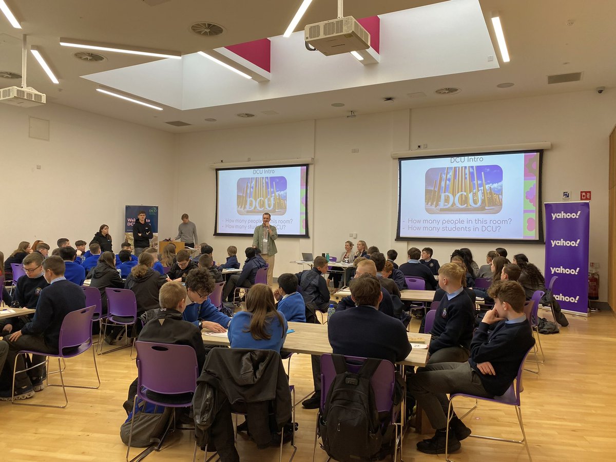 Looking back on a fantastic week with DCU Access! Huge thanks to @yahoo and all the schools who joined in for the Maths Quiz. It was a memorable day of learning and fun! 👏 #dcuaccess #dublincityuniversity #yahoo