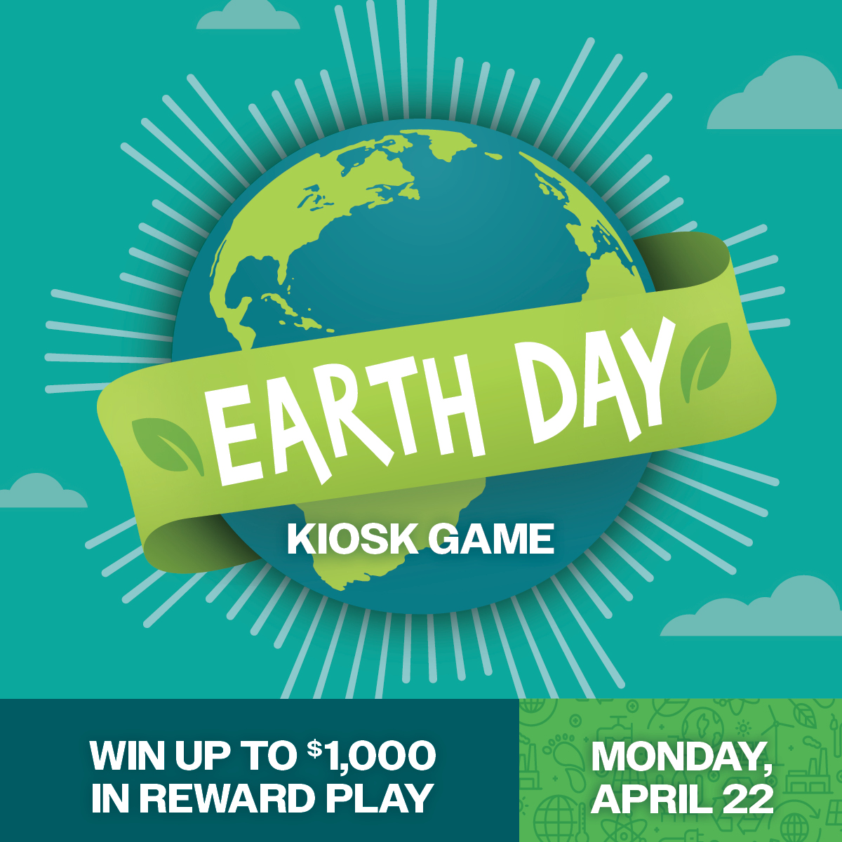 Celebrate Mother Earth with us today by playing the Earth Day Kiosk Game. 🌱💸 See details: bit.ly/3vvZ8vP