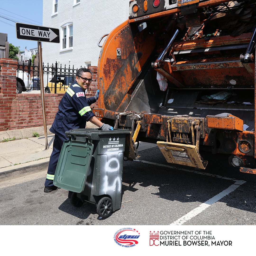 DPW Services Alert! 🚧🗑️ 🏘️ Need help in your neighborhood? 📞 Call 311 for quick assistance, 🌐 Or visit 311.dc.gov for online requests. 👍 DPW is always ready to serve! #DPWorks4DC