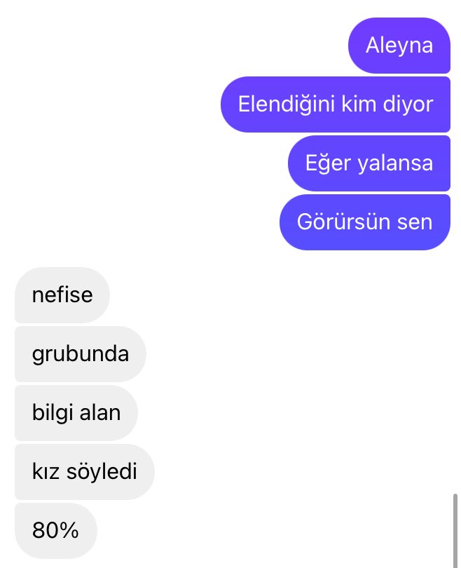 Bana berna elendi denmişti şimdide böyle deniyor kafam karışık. Kimseye güvenmiyorum